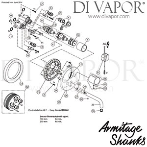 Armitage Shanks Sensorflow Wave A6165 - A6169 Tap Spare Parts - IDL DV 419